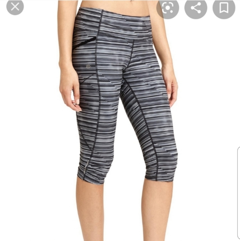 Athleta Pocket Knicker Crop Leggings XXS